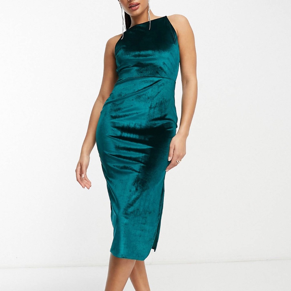 ASOS Velvet Midi Dress